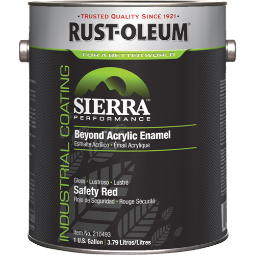 Sierra Performance Beyond Acrylic Enamel, Gallon, Red Infinity Industrial Services Inc.
