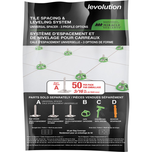 Miracle Sealants&reg; Levolution Universal Spacer Infinity Industrial Services Inc.
