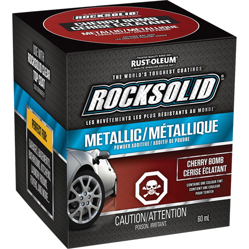 Additifs de poudre m&eacute;tallique RockSolid, 60 ml, Bouteille, Cerise &eacute;clatant Infinity Industrial Services Inc.