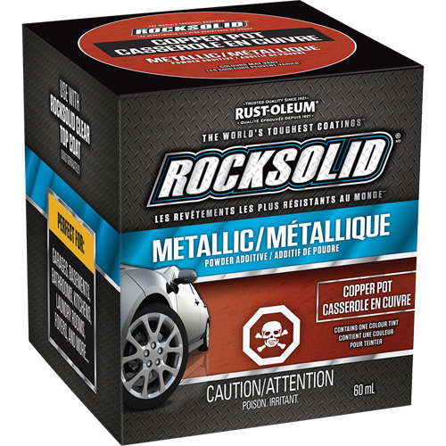 RockSolid&reg; Metallic Powder Additive, 60 mL, Bottle, Copper Pot Infinity Industrial Services Inc.
