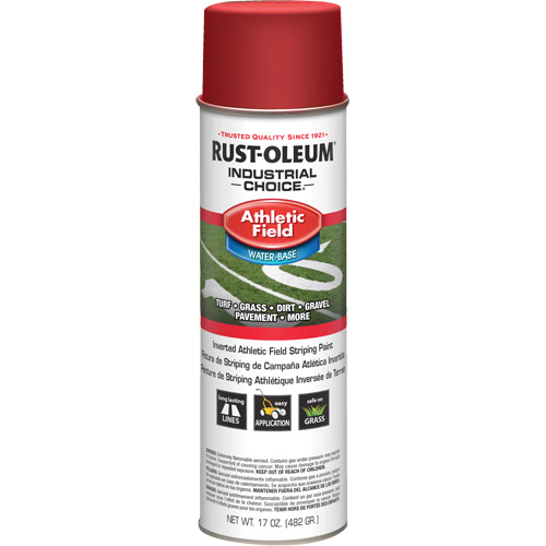 AF1600 Athletic Field Striping Paint, Red, Aerosol Can Infinity Industrial Services Inc.