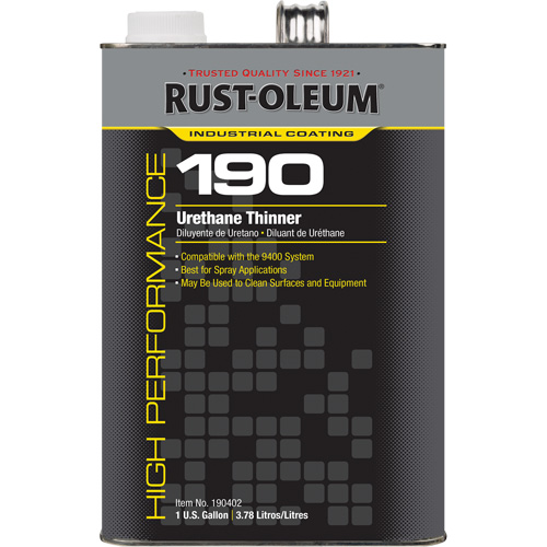 190 Urethane Thinner, Gallon, 1 gal. Infinity Industrial Services Inc.