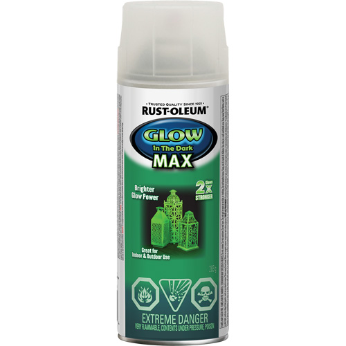 Specialty Glow-in-the-Dark Max Paint, Aerosol Can, Clear Infinity Industrial Services Inc.