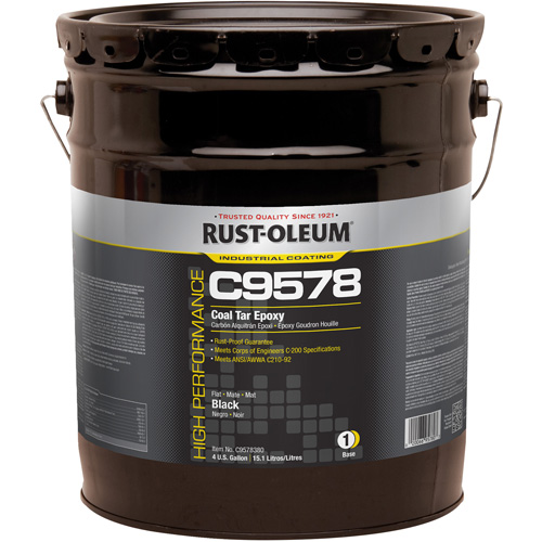 &eacute;poxy &agrave; base de goudron de houille et &agrave; haute teneur en solides du syst&egrave;me C9578, 4 gal., Seau Infinity Industrial Services Inc.