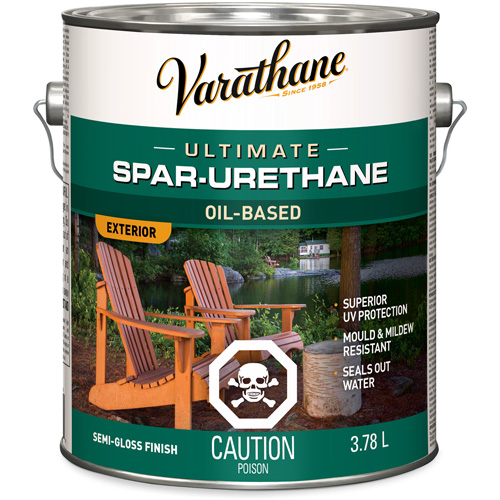 Varathane&reg; Diamond Outdoor Wood Finish, 3.78 L, Clear, Semi-Gloss Infinity Industrial Services Inc.