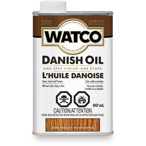 Huile danoise Watco, 947 ml, Noyer fonc&eacute;, Transparent Infinity Industrial Services Inc.