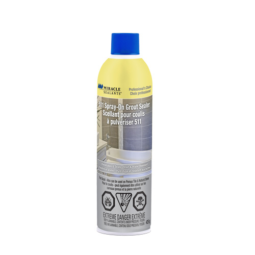 Miracle Sealants&reg; 511 Spray-On Grout Sealer, Aerosol Can Infinity Industrial Services Inc.