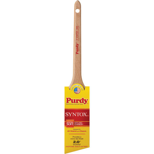 Syntox Angular Brush, Synthetic, Wood Handle, 2" Width Infinity Industrial Services Inc.