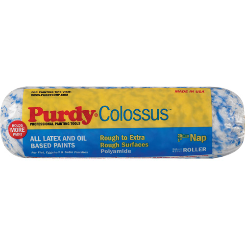 Colossus Roller Cover, 25 mm (1") Nap, 240 mm (9-1/2") L Infinity Industrial Services Inc.