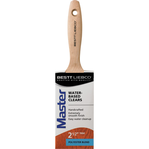 Master Water-Based Clear Coatings Trim Brush, Polyester, Wood Handle, 2-1/2" Width Infinity Industrial Services Inc.