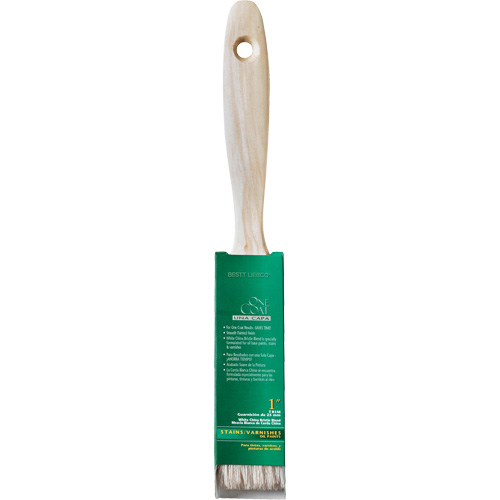 One Coat Trim & Wall Brush, White China, Wood Handle, 1" Width Infinity Industrial Services Inc.