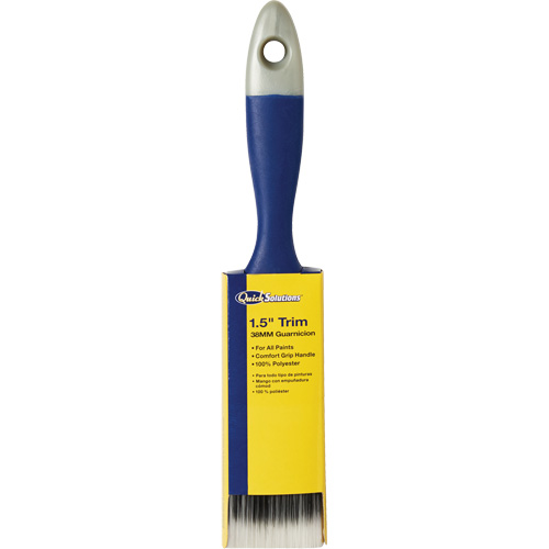 Quick Solutions Trim Brush, Polyester, Plastic Handle, 1-1/2" Width Infinity Industrial Services Inc.