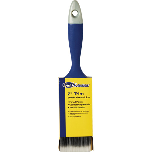 Quick Solutions Trim Brush, Polyester, Plastic Handle, 2" Width Infinity Industrial Services Inc.