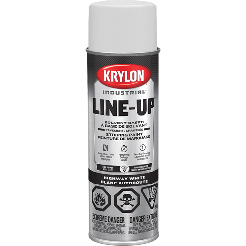 Peinture de marquage professionnelle &agrave; base de solvant, Blanc, 18 oz, Canette a&eacute;rosol Infinity Industrial Services Inc.