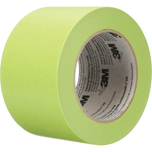 Ruban industriel 205 pour peintre, 72 mm (2-4/5") x 55 m (180'), Vert Infinity Industrial Services Inc.