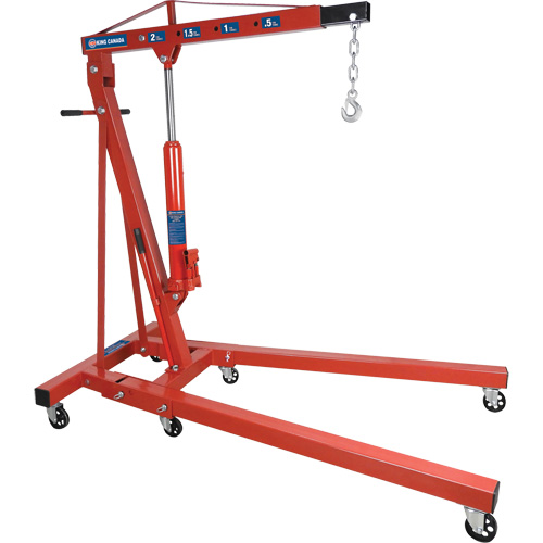 2-Ton Folding Shop Crane, 4000 lbs. (2 tons) Capacity Infinity Industrial Services Inc.