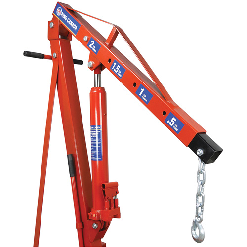 2-Ton Folding Shop Crane, 4000 lbs. (2 tons) Capacity Infinity Industrial Services Inc.