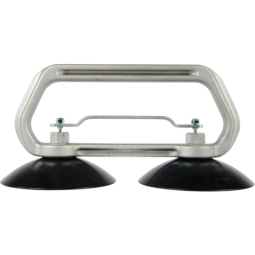 Vacuum Cups - Heavy-Duty Double Cup, 75 lbs. Capacity, 5", Pull-bar, 10" Handle Length Infinity Industrial Services Inc.