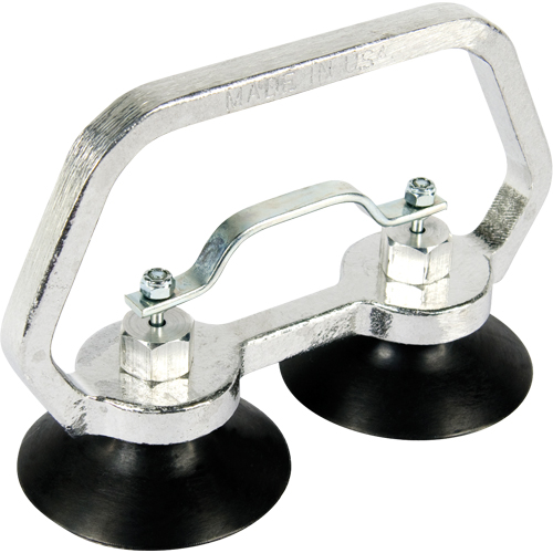 Appareils &agrave; ventouses - Ventouse double industrielle, 30 lb Capacit&eacute;, 3", Barre &agrave; tirer, 7" Longueur de la manche Infinity Industrial Services Inc.