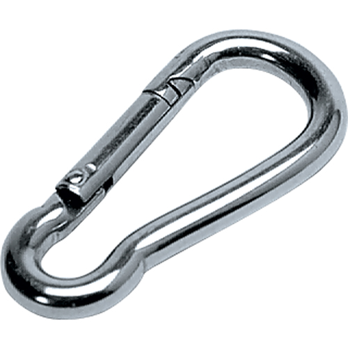 Zinc Plated Snap Hook, 200 lbs. (0.1 tons) Working Load Limit, 1/8" Size, 1/4" Eye Infinity Industrial Services Inc.