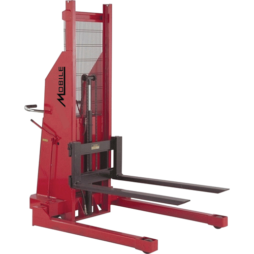 Hydraulic Stacker, Electric Operated, 1500 lbs. Capacity, 70" Max Lift Infinity Industrial Services Inc.
