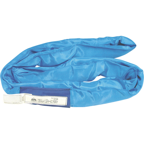 Round Slings, Blue, 4" W x 8' L, 23000 lbs. Vertical Load Infinity Industrial Services Inc.