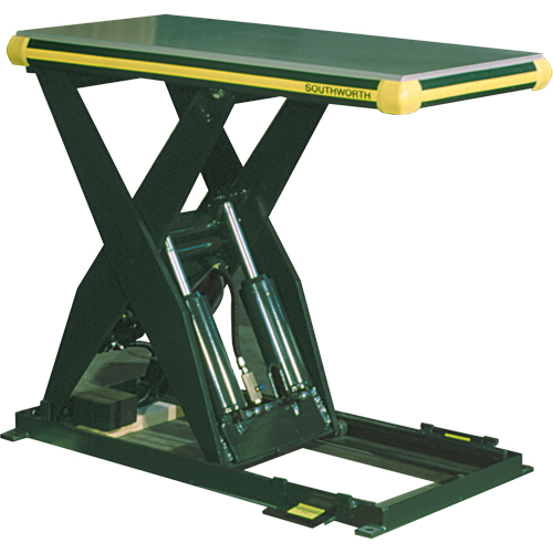 Hydraulic Backsaver Scissor Lift Table, Steel, 48" L x 48" W, 4000 lbs. Capacity Infinity Industrial Services Inc.