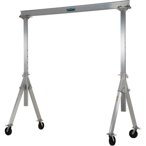 Adjustable Aluminum Gantry Crane, 12' L, 4000 lbs. (2 tons) Capacity Infinity Industrial Services Inc.