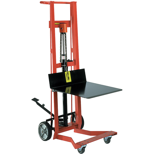 Hydraulic Platform Lift Stacker, Foot Pump Operated, 750 lbs. Capacity, 54" Max Lift Infinity Industrial Services Inc.