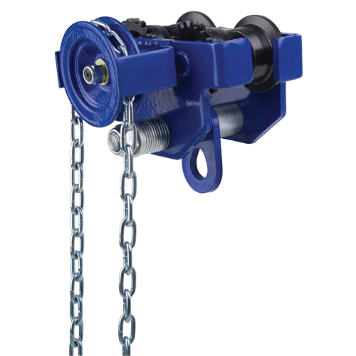 Geared Trolley, 1000 lbs. (0.5 tons) Capacity, 2-13/32" - 5" Infinity Industrial Services Inc.