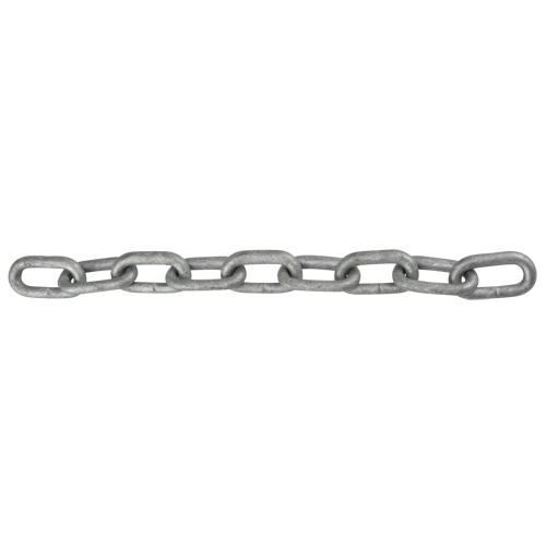 Straight Link Chain, Low Carbon Steel, 1" x 100' (30.4 m) L, Grade 30, 17900 lbs. (8.95 tons) Load Capacity Infinity Industrial Services Inc.