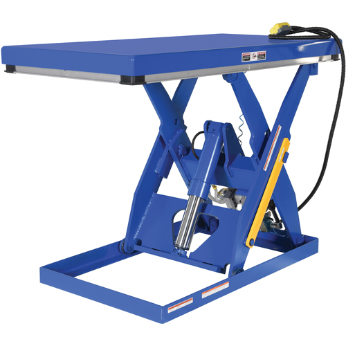 Table &eacute;l&eacute;vatrice &agrave; ciseaux hydraulique, Acier, 60" lo x 30" la, Cap. 3000 lb Infinity Industrial Services Inc.