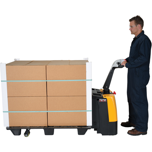 Fully Powered Electric Pallet Truck, 3000 lbs. Cap., 47" L x 25" W Infinity Industrial Services Inc.