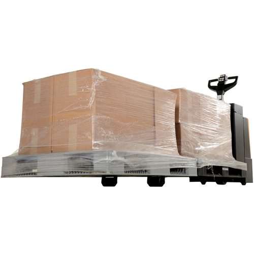 Transpalette &eacute;lectrique motoris&eacute; a/plateforme &agrave; conducteur debout, Capacit&eacute; 4500 lb, 96" lo x 30" la Infinity Industrial Services Inc.