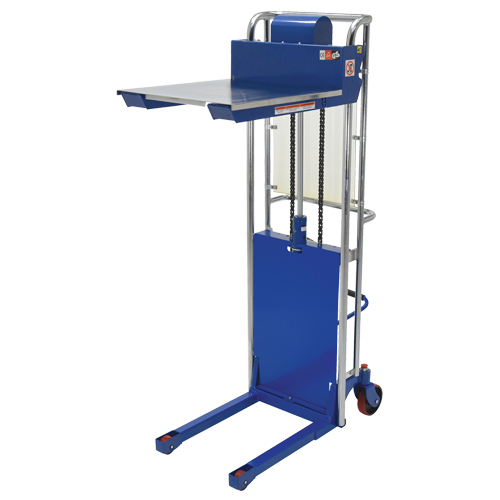 Hefti-Lift Load Stacker, Foot Pump Operated, 880 lbs. Capacity, 59" Max Lift Infinity Industrial Services Inc.