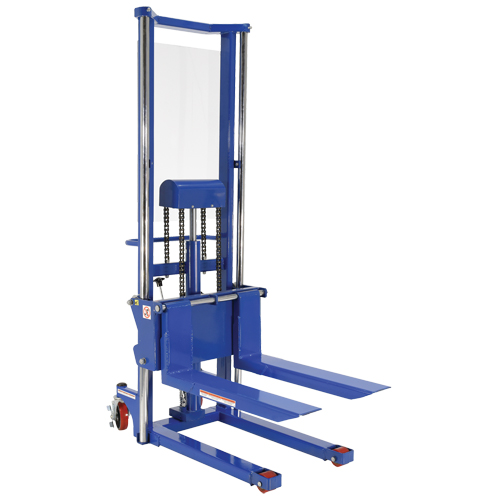 Hefti-Lift Load Stacker, Foot Pump Operated, 1500 lbs. Capacity, 63" Max Lift Infinity Industrial Services Inc.