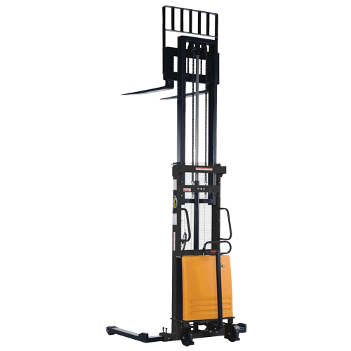 Fork Lift Stacker, Electric Operated, 2000 lbs. Capacity, 63" Max Lift Infinity Industrial Services Inc.