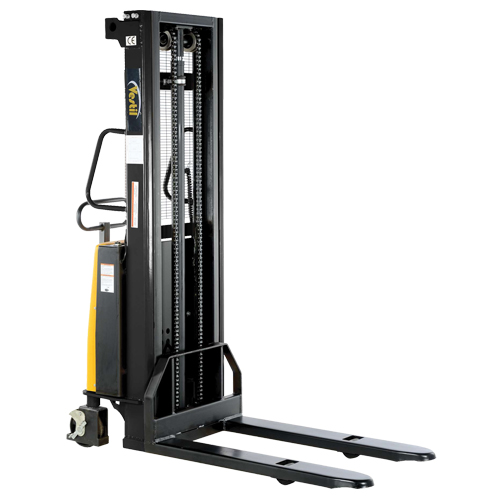 Fork Lift Stacker, Electric Operated, 2000 lbs. Capacity, 63" Max Lift Infinity Industrial Services Inc.