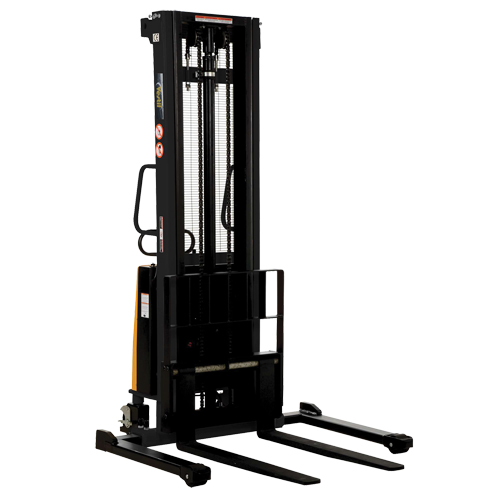 Fork Lift Stacker, Electric Operated, 2000 lbs. Capacity, 137" Max Lift Infinity Industrial Services Inc.