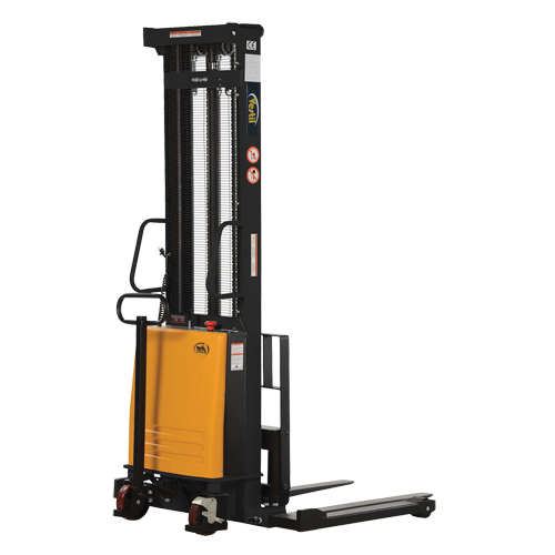 Fork Lift Stacker, Electric Operated, 2000 lbs. Capacity, 150" Max Lift Infinity Industrial Services Inc.