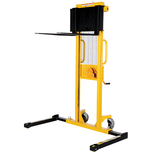 Manual Stacker, Hand Winch Operated, 770 lbs. Capacity, 60" Max Lift Infinity Industrial Services Inc.
