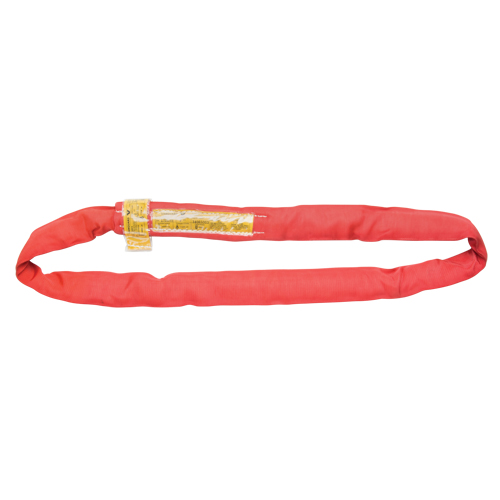 Polyester Round Sling, Red, 3" W x 16' L, 14000 lbs. Vertical Load Infinity Industrial Services Inc.