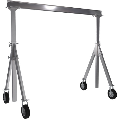 Adjustable Aluminum Gantry Crane, 10' L, 1500 lbs. (0.75 tons) Capacity Infinity Industrial Services Inc.