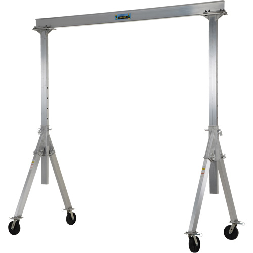 Adjustable Aluminum Gantry Crane, 8' L, 2000 lbs. (1 tons) Capacity Infinity Industrial Services Inc.