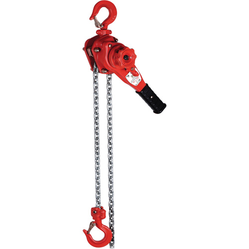 Palan &agrave; levier de s&eacute;rie Super VQ, Lev&eacute;e 10', Cabacit&eacute; 2200 lb (1,1 tonne), Chaîne en Alliage calibre 100 Infinity Industrial Services Inc.