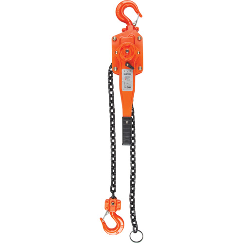 Lever Hoist, 10' Lift, 1500 lbs. (0.75 tons) Capacity, Alloy Steel Chain Infinity Industrial Services Inc.