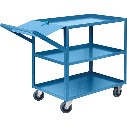 Order Picking Carts, 36" H x 24" W x 64" D, 3 Shelves, 1200 lbs. Capacity Infinity Industrial Services Inc.