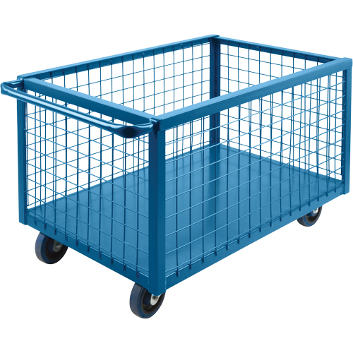 Wire Mesh Box Truck, Steel, 39" L x 24" W x 31.5" H, 12 cu. ft. Volume, 1200 lbs. Capacity Infinity Industrial Services Inc.