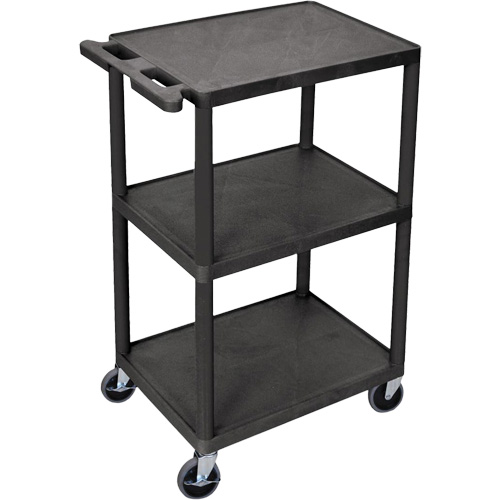 Chariot utilitaire, 3 tiers, 18" x 40" x 24", Capacit&eacute; 400 lb Infinity Industrial Services Inc.