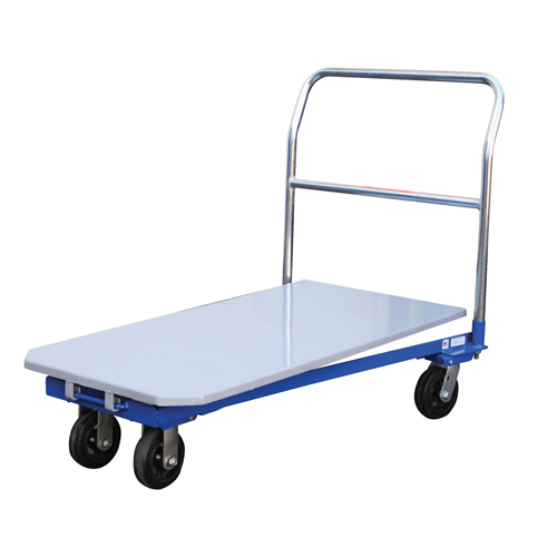 Platform Cart, 48" L x 24" W, 1500 lbs. Capacity, Mold-on Rubber Casters Infinity Industrial Services Inc.